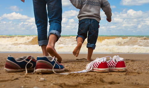 Beach walking